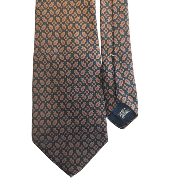 Burberry Black and Brown Silk Ties with Classic Patterns 100% Original. - Picture 4 of 5